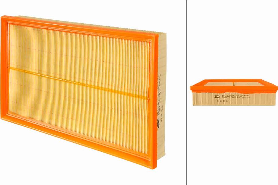 HELLA 8ZA 358 322-061 - Повітряний фільтр autocars.com.ua