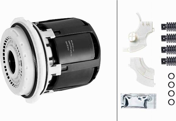 HELLA 8ZD 358 334-171 - Патрон осушувача повітря, пневматична система autocars.com.ua