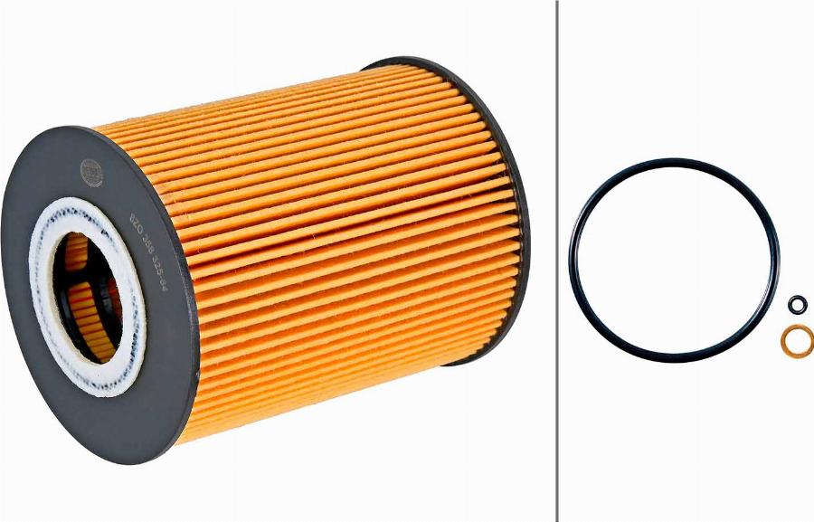 HELLA 8ZO 358 325-641 - Масляний фільтр autocars.com.ua