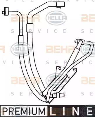 HELLA 9GS 351 337-591 - Трубопровод высокого / низкого давления, кондиционер autodnr.net