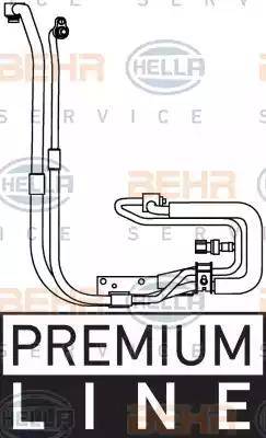 HELLA 9GS 351 337-651 - Трубопровод высокого / низкого давления, кондиционер avtokuzovplus.com.ua