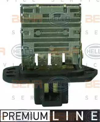 HELLA 9ML 351 321-351 - Опір, реле, вентилятор салону autocars.com.ua