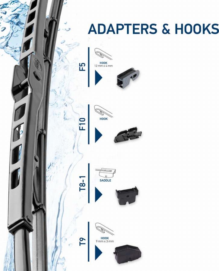 HELLA 9XW 184 107-241 - Щітка склоочисника каркасна 24 600мм autocars.com.ua