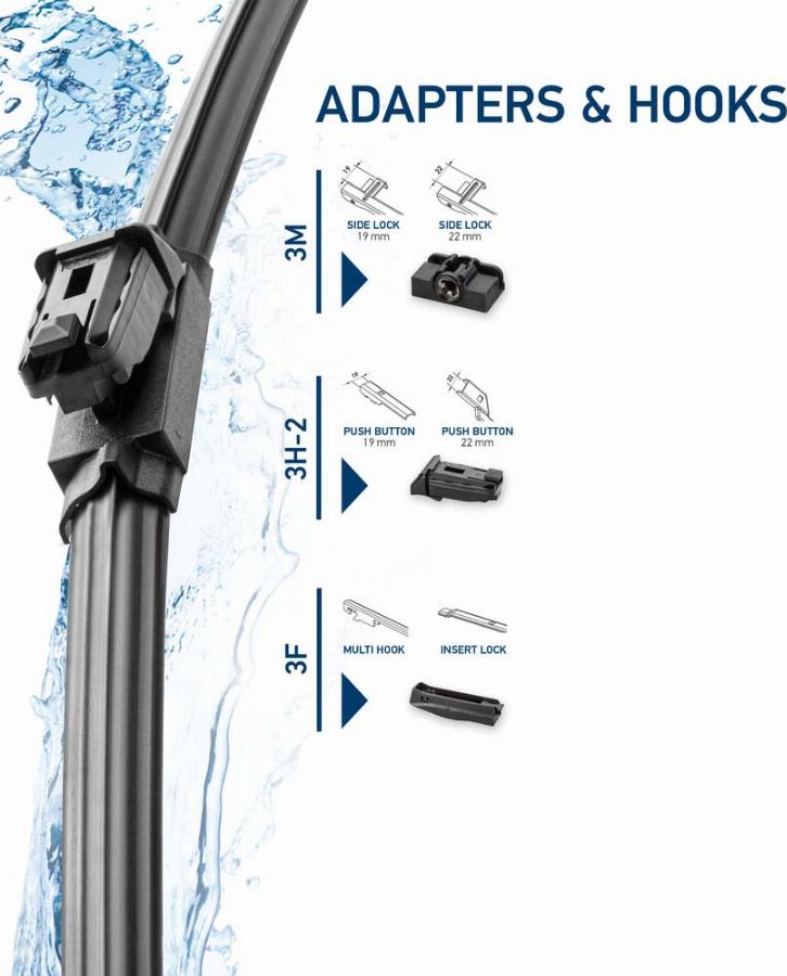 HELLA 9XW 358 164-051 - Щітка склоочисника autocars.com.ua