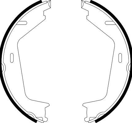 HELLA PAGID 8DA 355 051-161 - Комплект тормозов, ручник, парковка autodnr.net