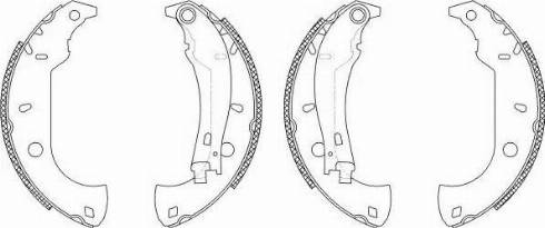 HELLA PAGID 8DB 355 003-361 - Комплект тормозных колодок, барабанные autodnr.net