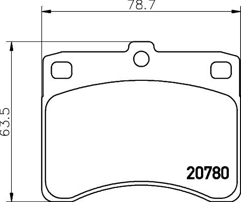 HELLA PAGID 8DB 355 005-671 - Гальмівні колодки, дискові гальма autocars.com.ua