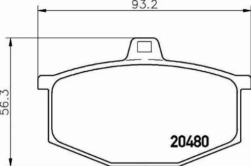 HELLA PAGID 8DB 355 006-031 - Тормозные колодки, дисковые, комплект autodnr.net