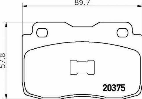 HELLA PAGID 8DB355006051 - Тормозные колодки, дисковые, комплект avtokuzovplus.com.ua