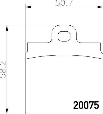 HELLA PAGID 8DB355006521 - Тормозные колодки, дисковые, комплект avtokuzovplus.com.ua