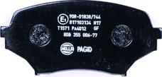 HELLA PAGID 8DB 355 006-771 - Тормозные колодки, дисковые, комплект avtokuzovplus.com.ua