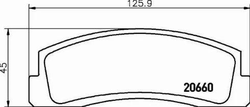 HELLA PAGID 8DB 355 007-221 - Тормозные колодки, дисковые, комплект autodnr.net