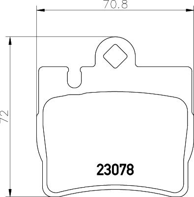 HELLA PAGID 8DB 355 008-711 - Гальмівні колодки, дискові гальма autocars.com.ua