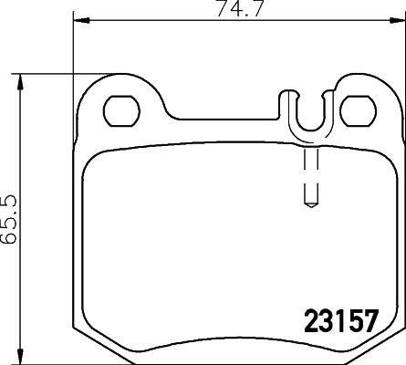 HELLA PAGID 8DB 355 008-831 - Тормозные колодки, дисковые, комплект autodnr.net