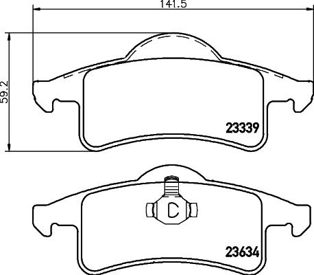 Valeo 670677 - Гальмівні колодки, дискові гальма autocars.com.ua