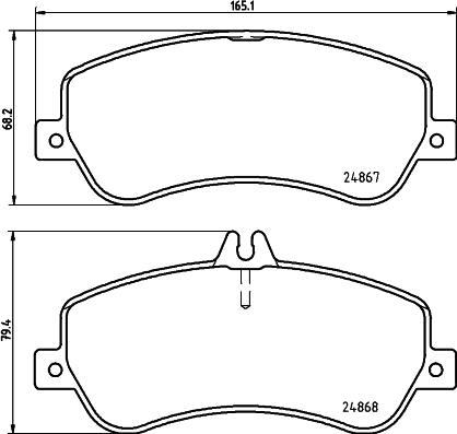 HELLA PAGID 8DB 355 014-221 - Гальмівні колодки, дискові гальма autocars.com.ua