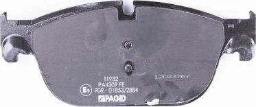 HELLA PAGID 8DB 355 015-061 - Тормозные колодки, дисковые, комплект autodnr.net