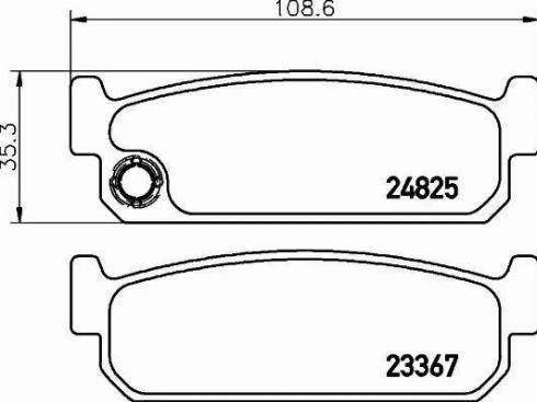 HELLA PAGID 8DB 355 015-271 - Гальмівні колодки, дискові гальма autocars.com.ua