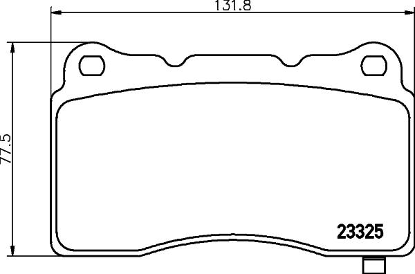 HELLA PAGID 8DB 355 015-481 - Гальмівні колодки, дискові гальма autocars.com.ua