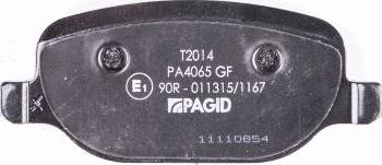 HELLA PAGID 8DB 355 015-571 - Тормозные колодки, дисковые, комплект avtokuzovplus.com.ua