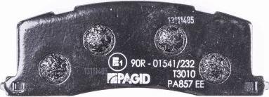 HELLA PAGID 8DB 355 016-391 - Тормозные колодки, дисковые, комплект avtokuzovplus.com.ua