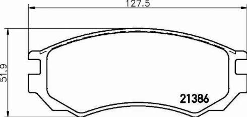 HELLA PAGID 8DB 355 016-541 - Тормозные колодки, дисковые, комплект autodnr.net