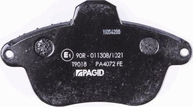 HELLA PAGID 8DB 355 019-071 - Тормозные колодки, дисковые, комплект avtokuzovplus.com.ua