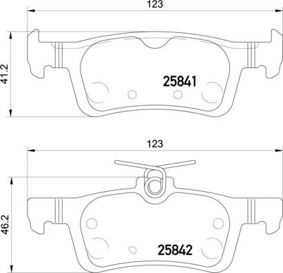 HELLA PAGID 8DB 355 021-311 - Гальмівні колодки, дискові гальма autocars.com.ua