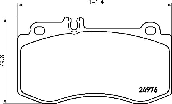 HELLA PAGID 8DB 355 026-331 - Гальмівні колодки, дискові гальма autocars.com.ua