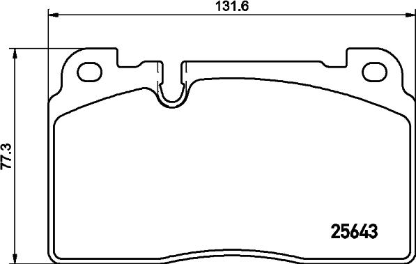 HELLA PAGID 8DB 355 026-691 - Гальмівні колодки, дискові гальма autocars.com.ua