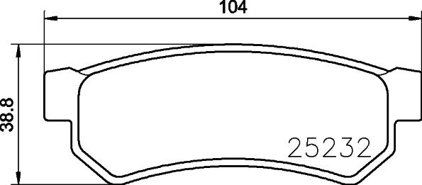 HELLA PAGID 8DB 355 029-111 - Тормозные колодки, дисковые, комплект autodnr.net