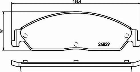 HELLA PAGID 8DB 355 021-051 - Гальмівні колодки, дискові гальма autocars.com.ua