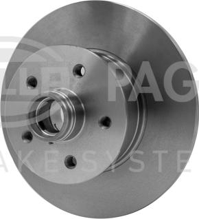 HELLA PAGID 8DD 355 100-471 - Гальмівний диск autocars.com.ua