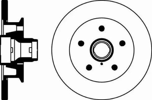 HELLA PAGID 8DD355101331 - Тормозной диск avtokuzovplus.com.ua