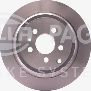 HELLA PAGID 8DD 355 104-461 - Гальмівний диск autocars.com.ua