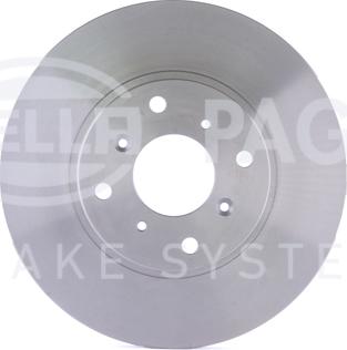 HELLA PAGID 8DD 355 104-991 - Гальмівний диск autocars.com.ua