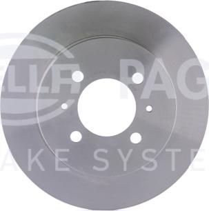 HELLA PAGID 8DD 355 105-141 - Гальмівний диск autocars.com.ua