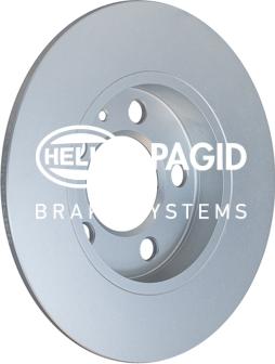 HELLA PAGID 8DD 355 107-462 - Гальмівний диск autocars.com.ua