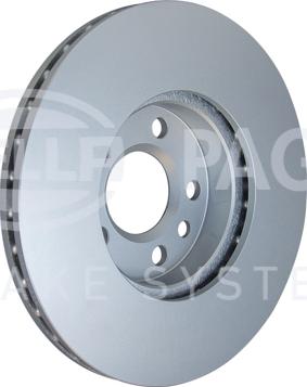 HELLA PAGID 8DD 355 108-082 - Гальмівний диск autocars.com.ua