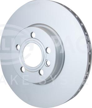 HELLA PAGID 8DD 355 108-102 - Гальмівний диск autocars.com.ua