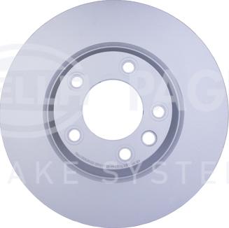 HELLA PAGID 8DD 355 109-761 - Гальмівний диск autocars.com.ua