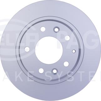 HELLA PAGID 8DD 355 110-381 - Гальмівний диск autocars.com.ua