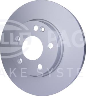 HELLA PAGID 8DD 355 111-061 - Гальмівний диск autocars.com.ua