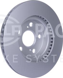 HELLA PAGID 8DD 355 115-691 - Гальмівний диск autocars.com.ua