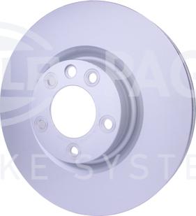 HELLA PAGID 8DD 355 119-521 - Гальмівний диск autocars.com.ua