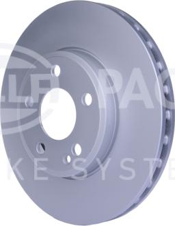 HELLA PAGID 8DD 355 119-591 - Гальмівний диск autocars.com.ua