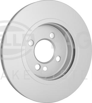 HELLA PAGID 8DD 355 120-611 - Гальмівний диск autocars.com.ua