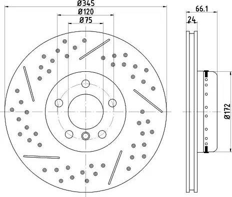 Optimal BS-9348HC - Гальмівний диск autocars.com.ua