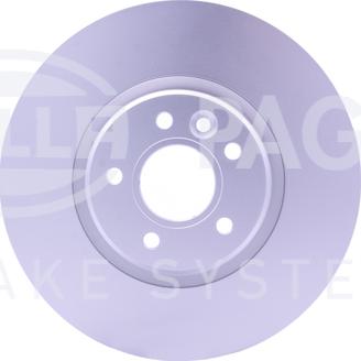 HELLA PAGID 8DD 355 125-151 - Гальмівний диск autocars.com.ua