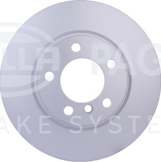 HELLA PAGID 8DD 355 126-291 - Гальмівний диск autocars.com.ua